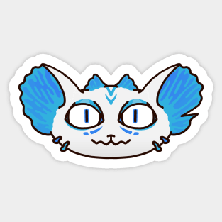 AlienCats — Frost Lizard Sticker